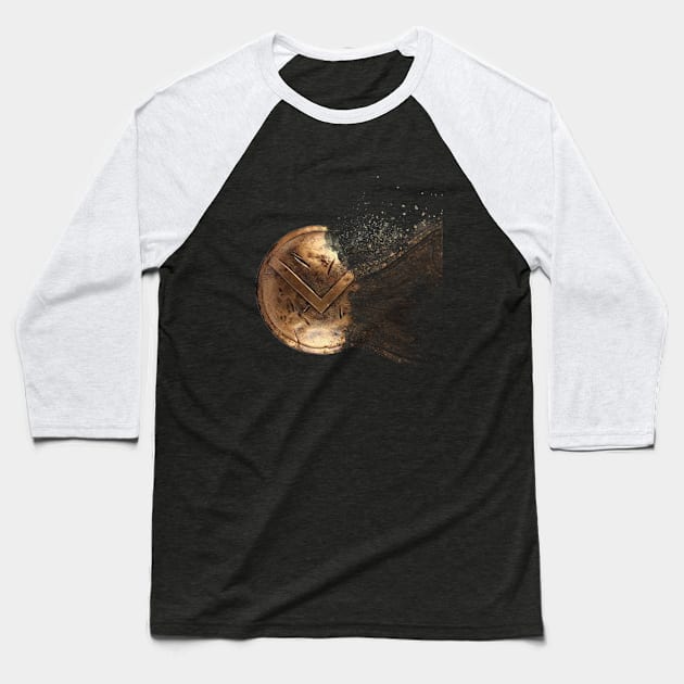 Broken Spartan Shied Baseball T-Shirt by Skymann